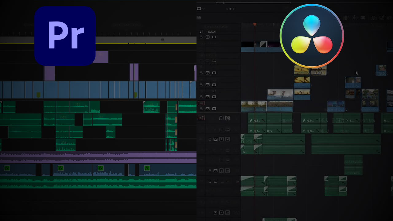 Adobe Premier Pro editing Davinci resolve
